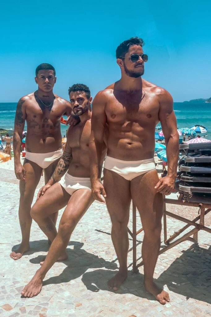 Sunga texturizada amarela jotape beachwear