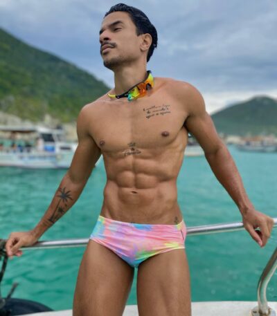 sunga estampada