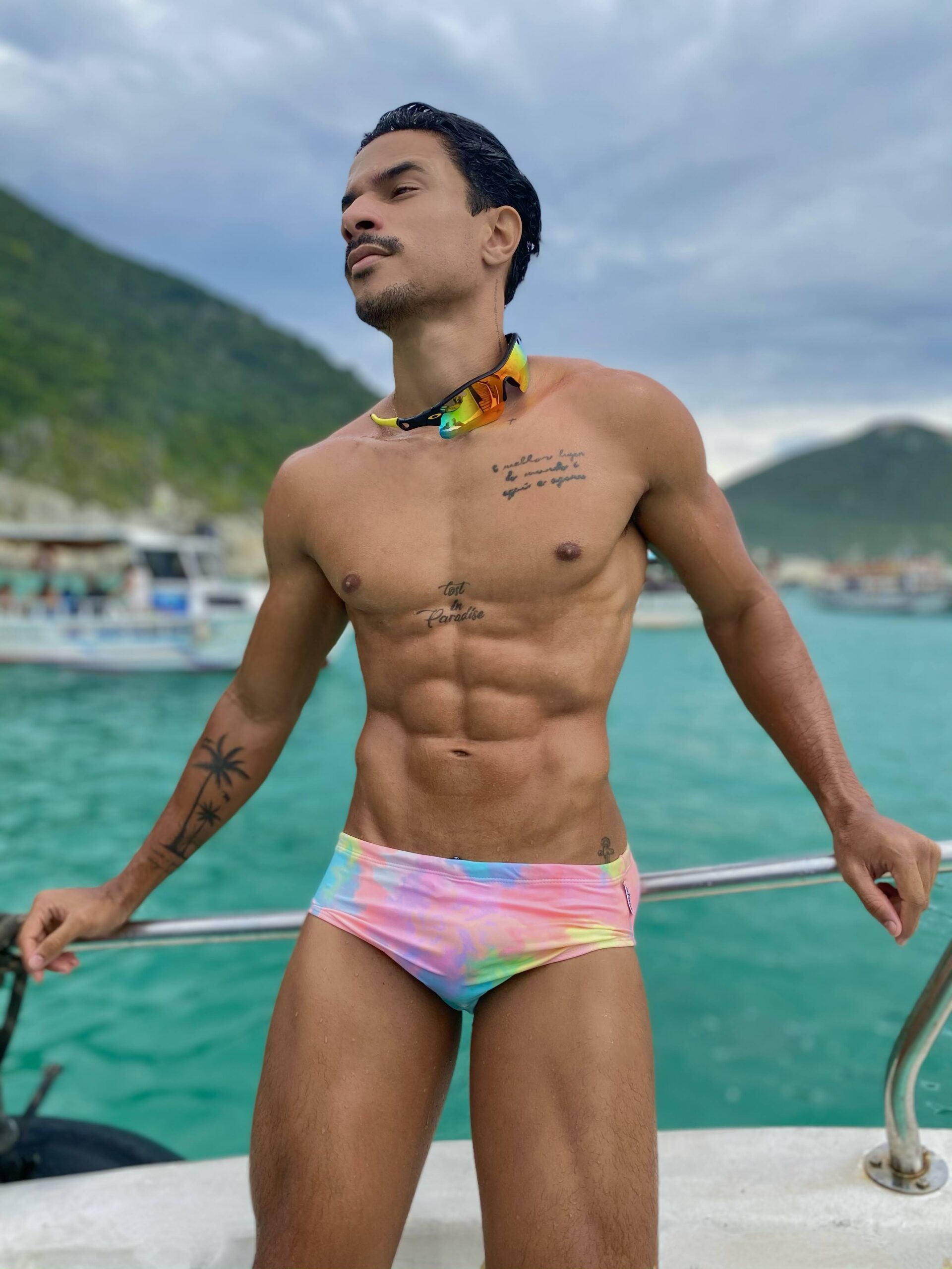 sunga estampada