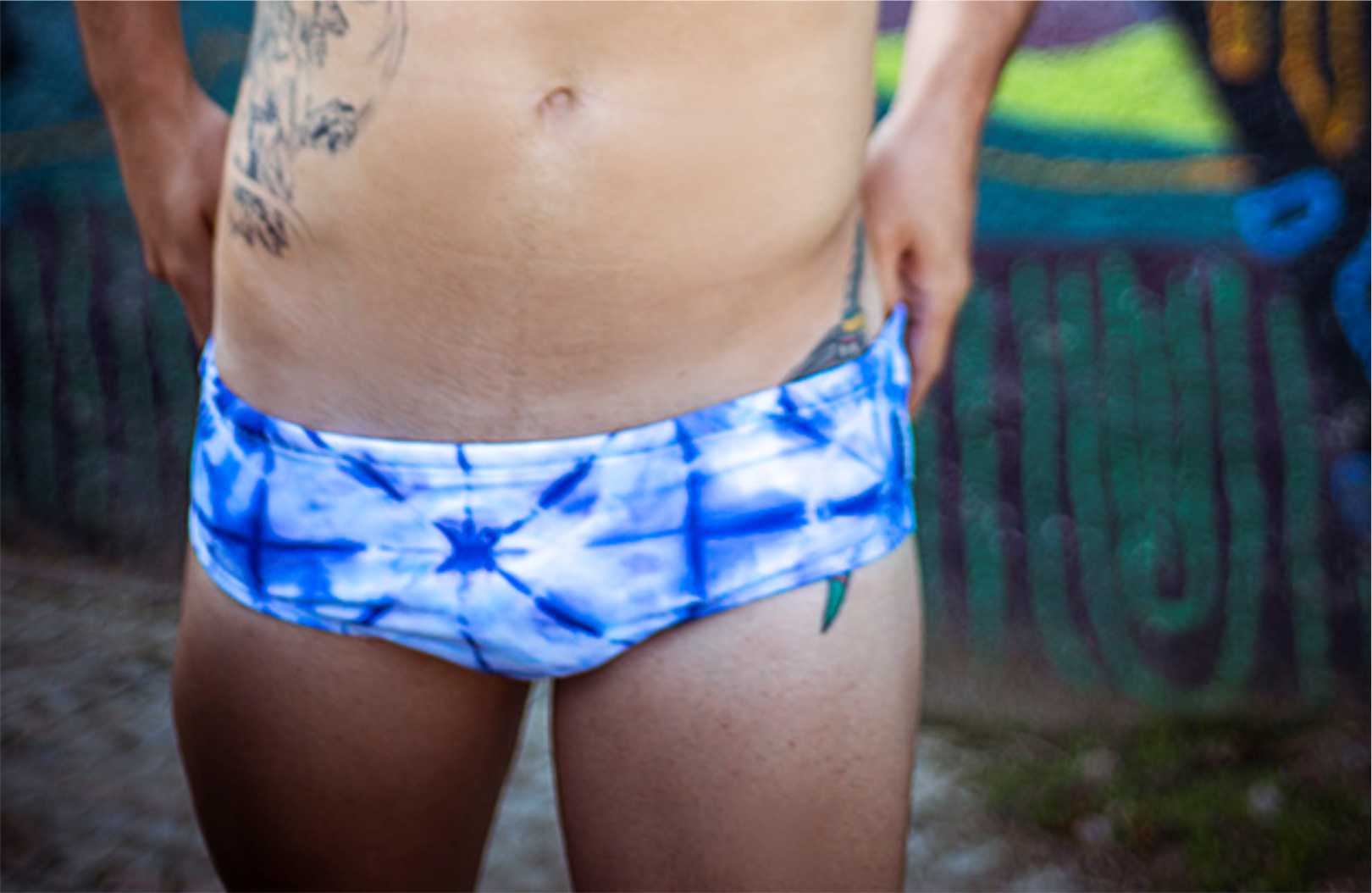 Sunga Jotapê beachwear modelagem Midi, Slip e tradicional