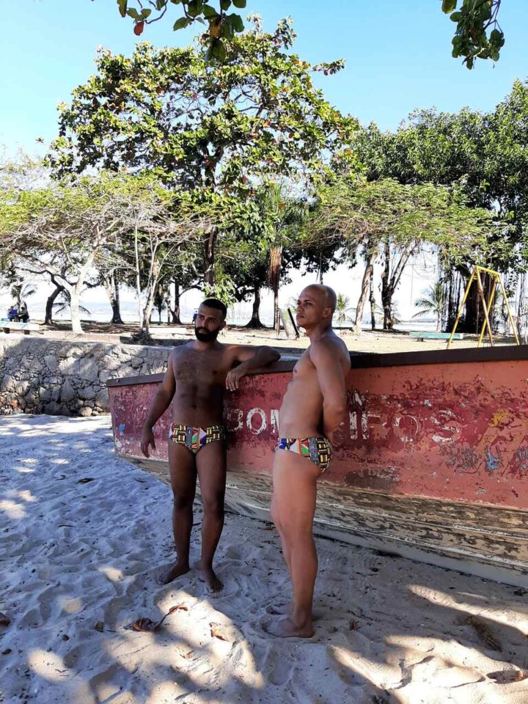 Sunga Jotapê beachwear modelagem Midi, Slip