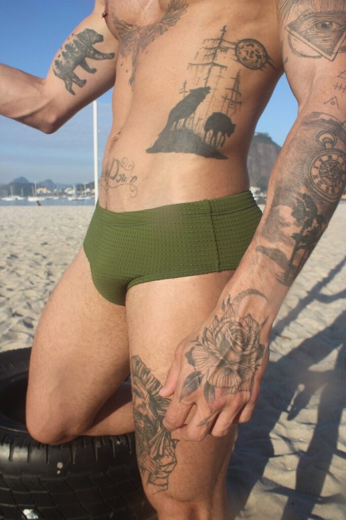 Sunga Jotapê beachwear modelagem tradicional