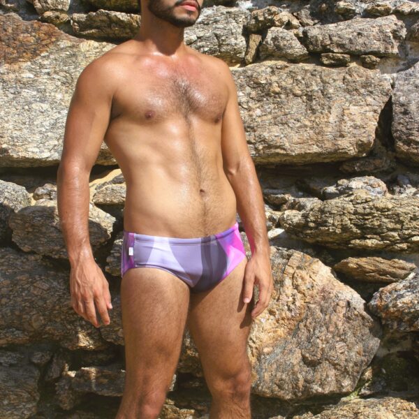 Sunga Estampa Purple Geometrica